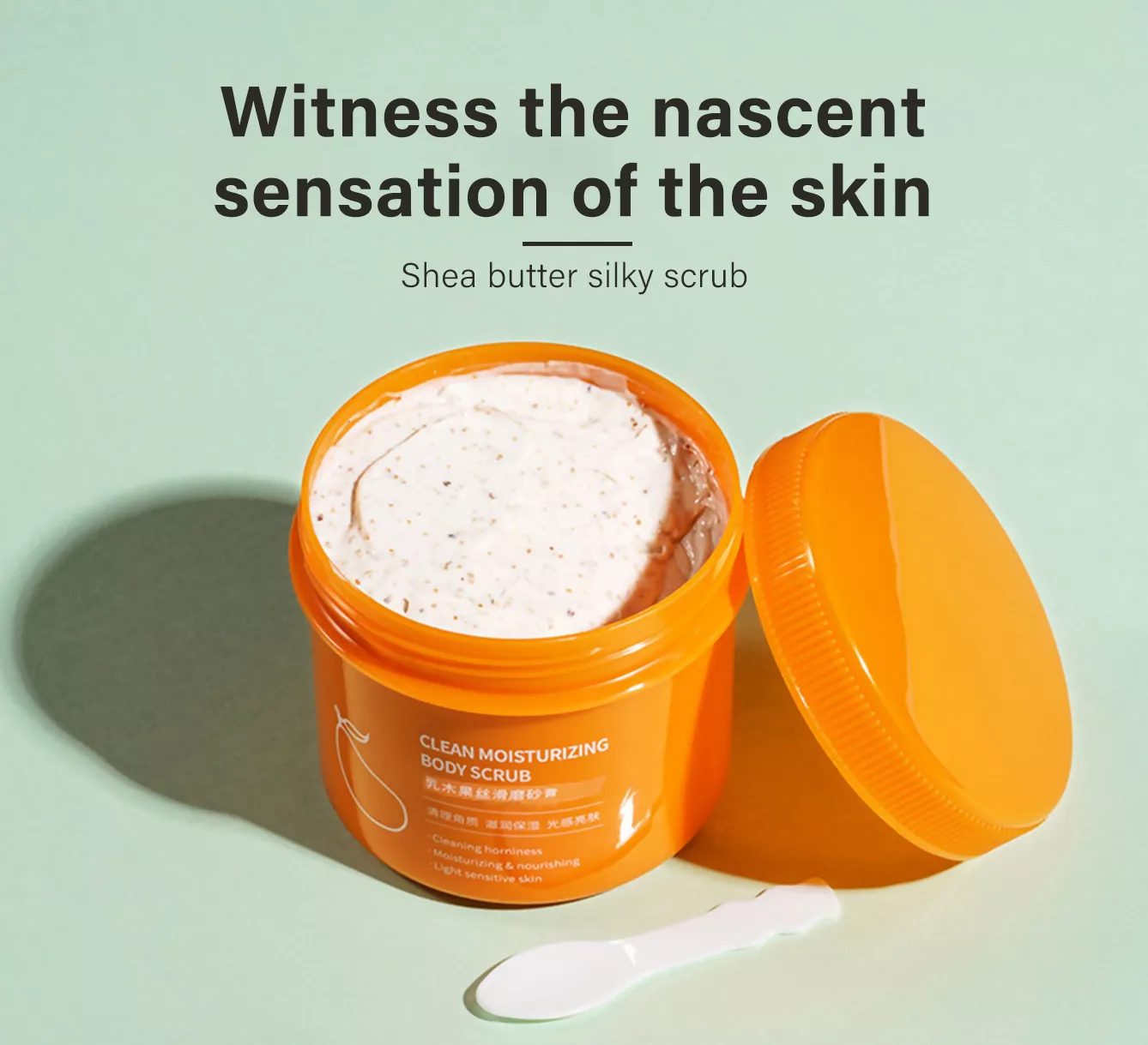 Shea butter silky scrub